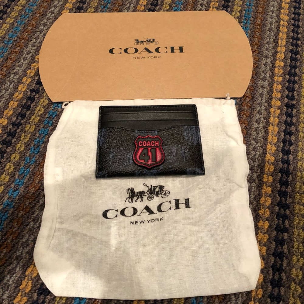 AUTHENTIC COACH MENS CARD HOLDER LIMITED EDITION
